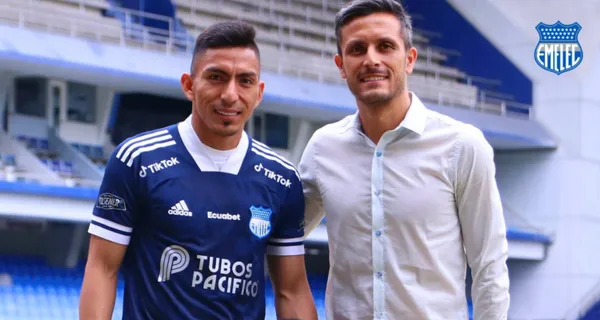 Ángel Mena visitó las instalaciones del estadio Capwell junto a Marcos Mondaini