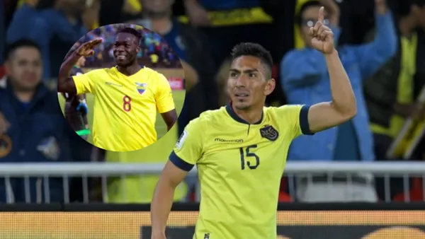 Ángel Mena y Felipe Caicedo / Foto: API