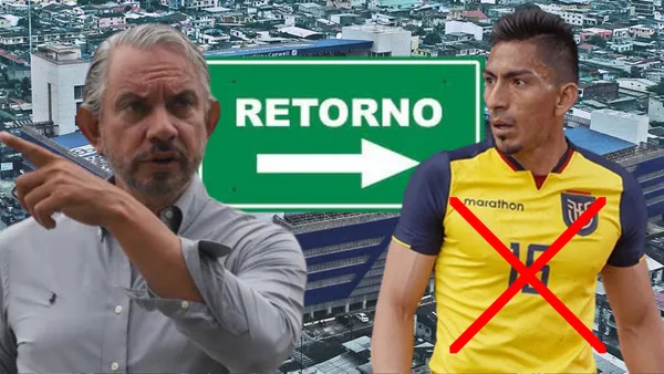 Ángel Mena y José Pileggi en el Estadio Capwell (Foto tomada de: Wikipedia/Ecuavisa/FEF/DeConceptos)