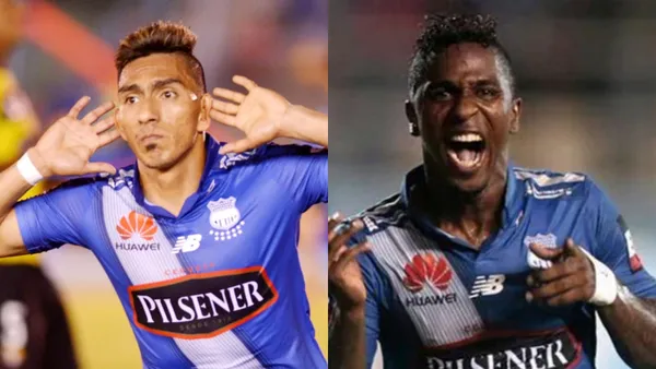 Ángel Mena y Miller Bolaños