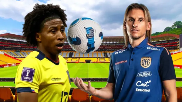 Angelo Preciado y Sebastián Beccacece (Foto tomada de: Barcelona SC/La Tri)