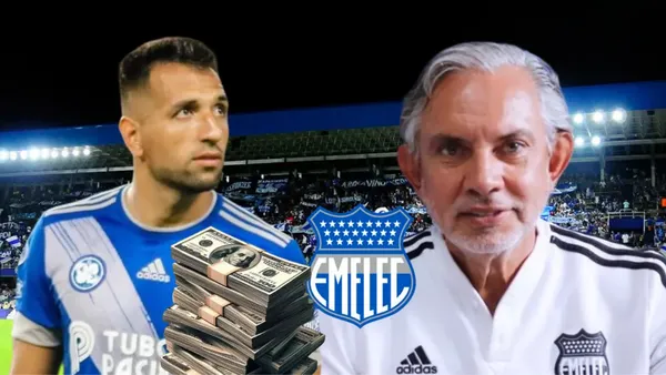 Aníbal Lequizamón preocupado, José Pileggi en problemas. Foto tomada de: Emelec