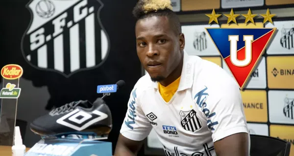 Ante la salida de Bustos en Santos FC, Jhojan Julio no tiene espacio y suena con fuerza su vuelta a Liga de Quito