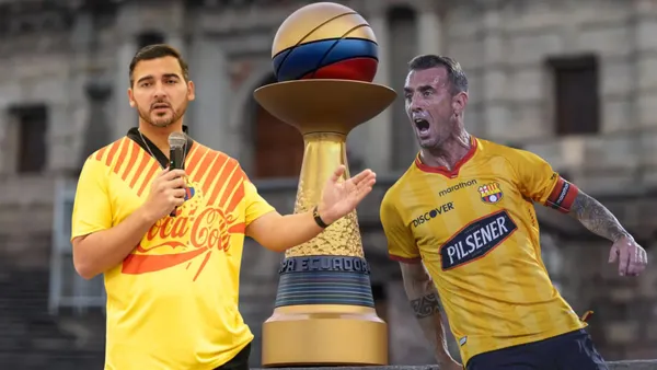 Antonio Álvarez hablando, Damián Díaz gritando. Foto tomada de: Primicias/Radio La Red