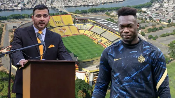 Antonio Álvarez y Felipe Caicedo (Foto tomada de: Expreso/Inter Milan/API)