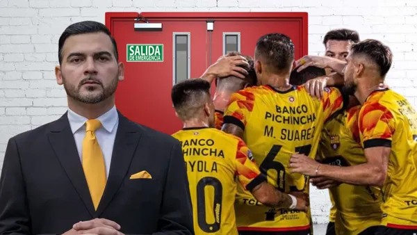 Antonio Álvarez y Jugadores de Barcelona SC (Foto tomada de: API/Wikipedia)