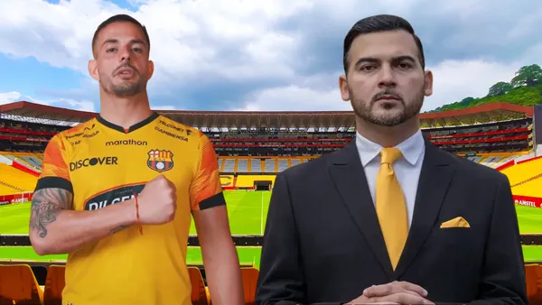 Antonio Álvarez y Octavio Rivero (Foto tomada de: Barcelona SC/API)