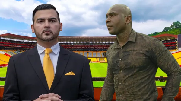 Antonio Álvarez y Segundo Alejandro Castillo (Foto tomada de: Barcelona SC/API)