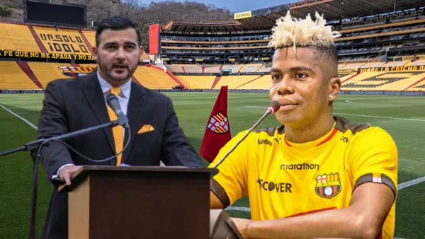 Antonio Álvarez y Segundo Portocarrero (Foto tomada de: Barcelona SC)