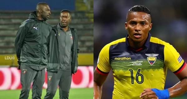 Antonio Valencia estuvo atento de Liga de Quito y de lo que hacía Édison Méndez como entrenador