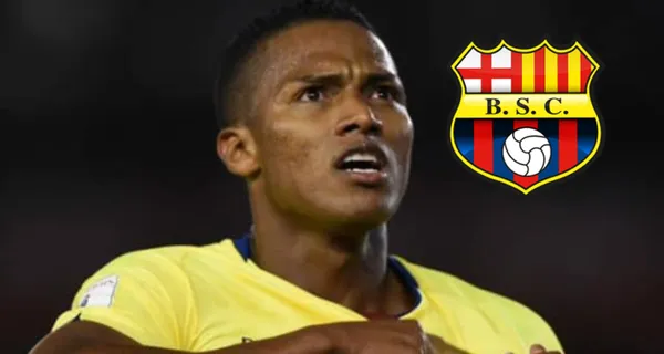 Antonio Valencia ocupa su imagen para patrocinar nuevas marcas, como una que tiene relación directa con Barcelona SC