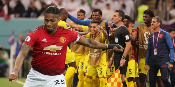 Antonio Valencia se encontró con 2 cracks de Brasil