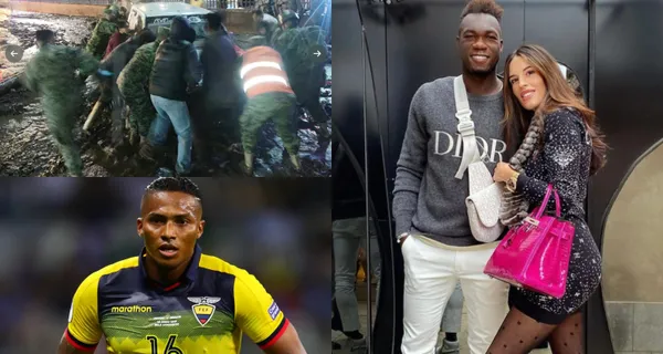 Antonio Valencia se solidarizó con los damnificados de La Gasca tras el aluvión