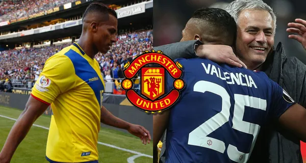 Antonio Valencia ya está en Manchester para el cotej de leyendas entre el United y Liverpool