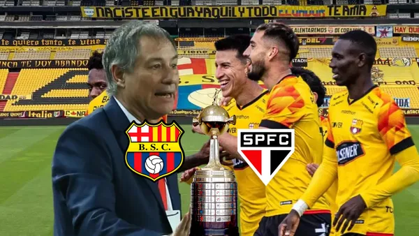 Ariel Holan dando indicaciones, jugadores de Barcelona SC. Foto tomada de: Barcelona SC/Wikipedia