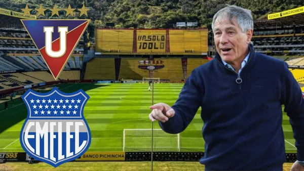 Ariel Holan en el Estadio Monumental (Foto tomada de: Barcelona SC/Ecuavisa/Wikipedia)