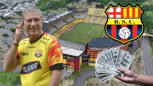 Ariel Holan en el Estadio Monumental (Foto tomada de: Christian Merchán/Barcelona SC/Metro/Wikipedia)