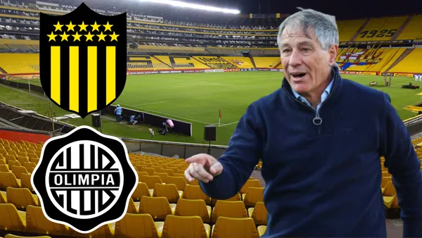 Ariel Holan en el Estadio Monumental (Foto tomada de: La Hora/Ecuavisa/Wikipedia)