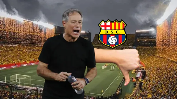 Ariel Holan gritando, pulgar abajo. Foto tomada de Istock/El Comercio/BSC