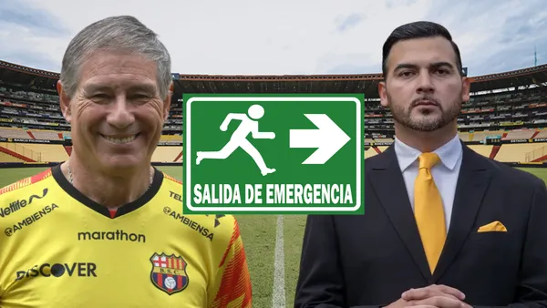 Ariel Holan y Antonio Álvarez (Foto tomada de: Municipio de Guayaquil/API/AC Planeta Fuego)