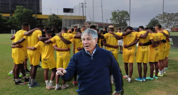 Ariel Holan y Barcelona SC / Foto: Ecuavisa