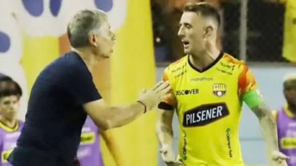 Ariel Holan y Damián Díaz / Foto: API