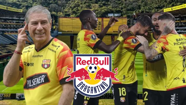Ariel Holan y jugadores de Barcelona SC (Foto tomada de: Barcelona SC/API/ESPN)