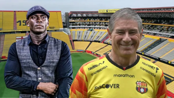 Ariel Holan y Segundo Alejandro Castillo (Foto tomada de: Extra/API)