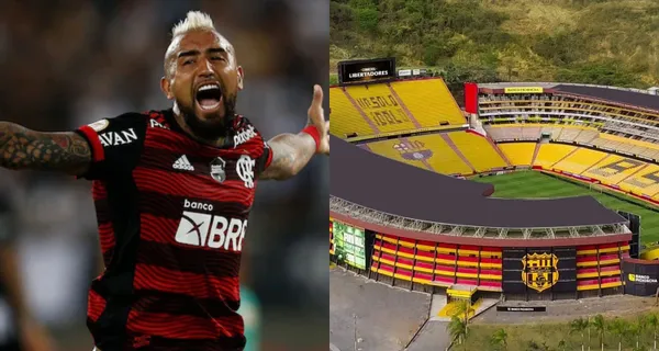 Arturo Vidal pisó la cancha del estadio Monumental en cotejo válido por la final de la Copa Libertadores, esto hizo