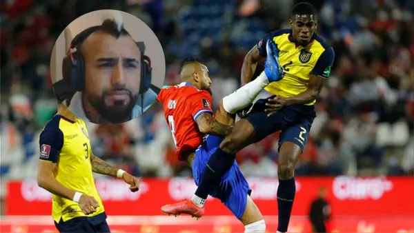 Arturo Vidal vs Ecuador / Foto: API