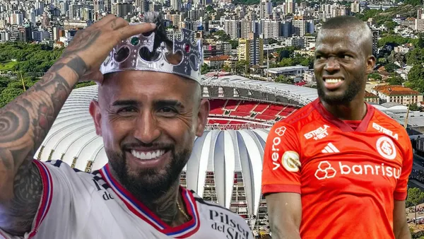 Arturo Vidal y Enner Valencia (Foto tomada de: Internacional/Transfermarkt/Colo Colo)