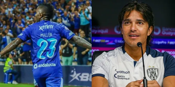 Así celebro Marcelo Martins la victoria de Emelec sobre Barcelona SC
