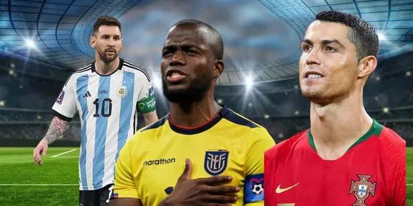 Así comparan a Enner Valencia con Lionel Messi y Cristiano Ronaldo