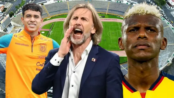 Así controlaba Ricardo Gareca a sus jugadores (Foto tomada de: Extra/FEF/El telégrafo/ESPN)