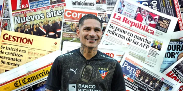 Así habla la prensa peruana por la falta de gol de Paolo Guerrero en LDU