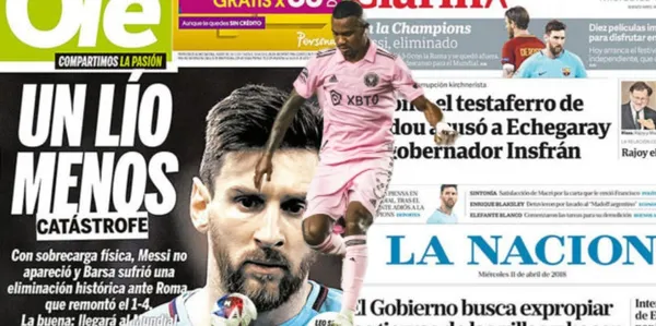 Así reaccionó la prensa argentina al blooper de Dixon Arroyo