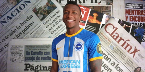 Así reaccionó la prensa argentina al gol de Pervis Estupiñán en Brighton