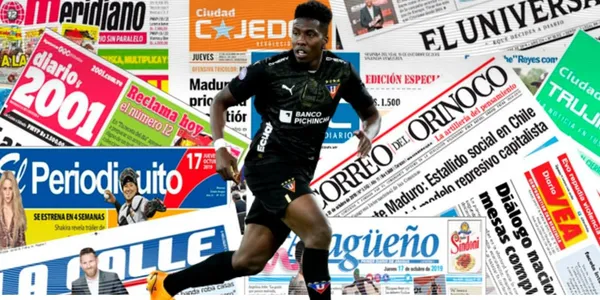 Así reaccionó la prensa venezolana al debut de Jan Hurtado en Liga de Quito