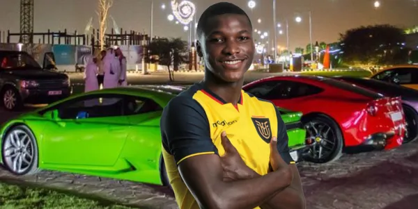 Así se moviliza Moisés Caicedo en el Mundial de Qatar