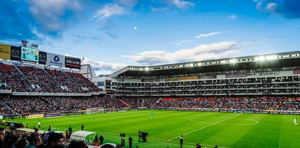 Así se ve la general sur de Liga sin mallas