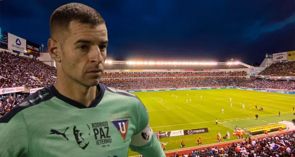 Así trató la hinchada de Liga de Quito a Adrián Gabbarini