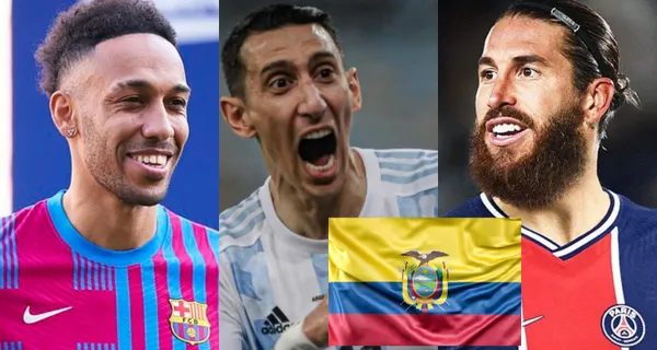 Aubameyang, Di María y Sergio Ramos están en equipos top de Europa, sin embargo un ecuatoriano los superó en precio y la rompe en su equipo