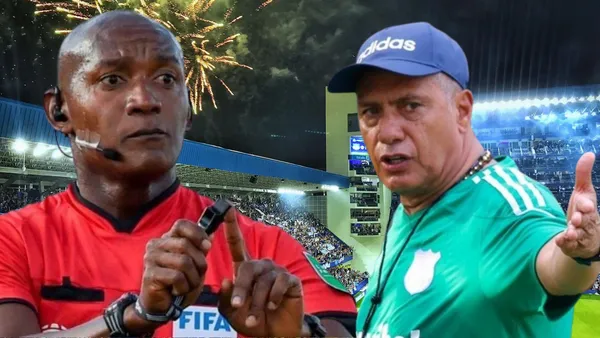Augusto Aragón y Hernán Torres en el Estadio Capwell (Foto tomada de: Emelec/FEF)
