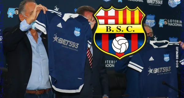 Aunque es el sponsor nuevo de Emelec, se inclinó más por Barcelona SC y lo dijo en rueda de prensa