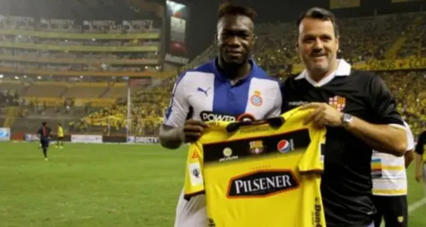 Aunque hablan que Felipe Caicedo puede llegar como fichaje top a Barcelona SC, hay malas noticias para que pisen en la tierra