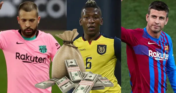 Aunque parezca poco creíble el ecuatoriano está mejor cotizado que toda la defensa del FC Barcelona