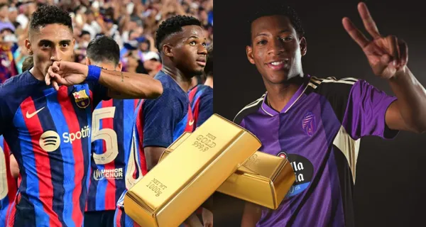 Aunque vale una millonada en el FC Barcelona, cuando se enfrentó a Gonzalo Plata no pudo frenarlo y lo dejó por los suelos las veces que quiso