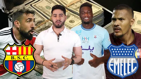Barcelon SC y Emelec quieren romper el mercado para el 2024