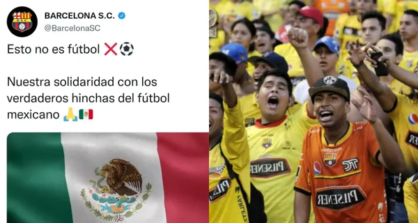 Barcelona envió un mensaje de solidaridad a los afectados del problema en México, pero los aficionados fueron claros en las redes sociales