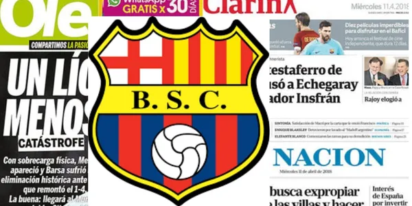 Barcelona llamá la atención en todo el continente